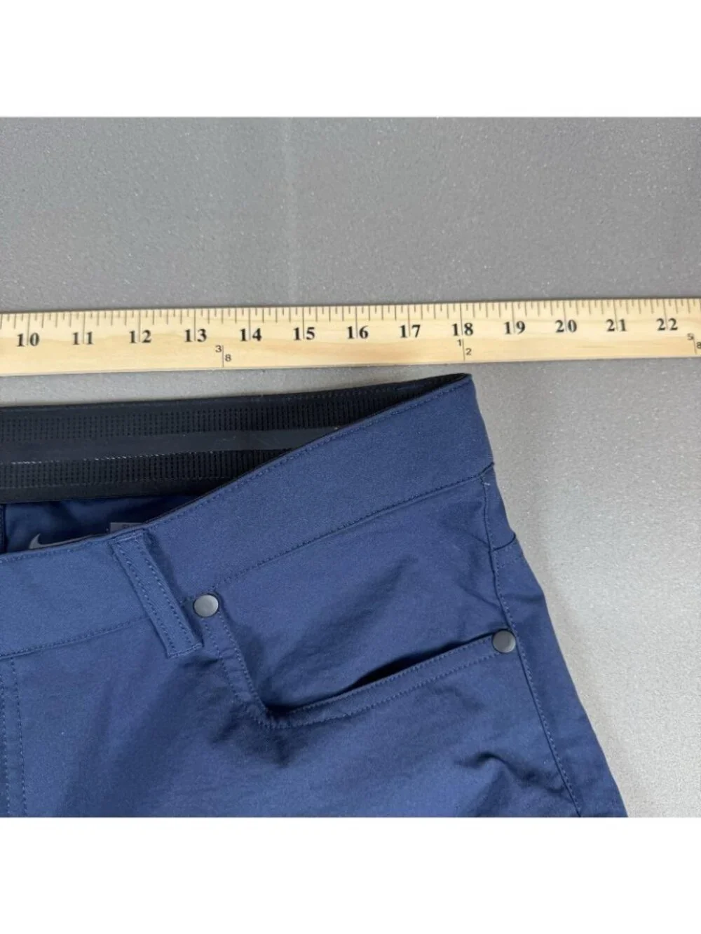 Nike Dri-FIT Pants Mens Size 36 Blue Golf Slim Fit Stretch Lightweight